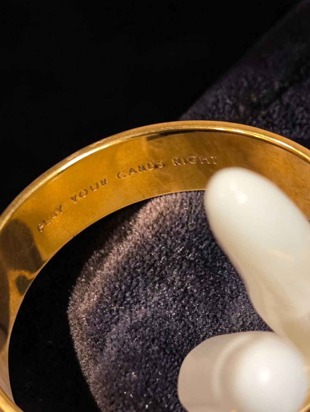 Kate Spade "Play Your Cards Right" Bangle - Picture 5 of 5